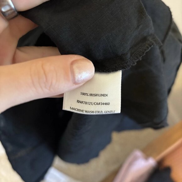 EILEEN FISHER Dress 100% Irish Linen Tank Sheath M Lagenlook Minimalist - Picture 8 of 8